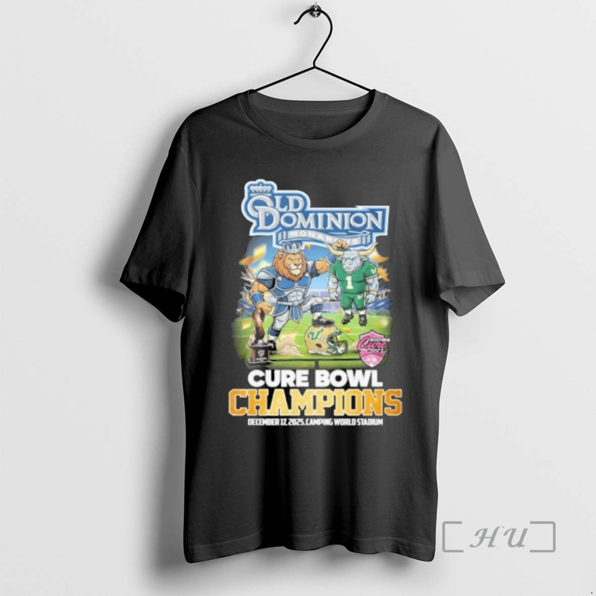 Officials Old Dominion Mascot 2025 Cure Bowl Champions T-Shirts, Hoodie, Sweatshirt - T-Shirt, Sweatshirt, Hoodie