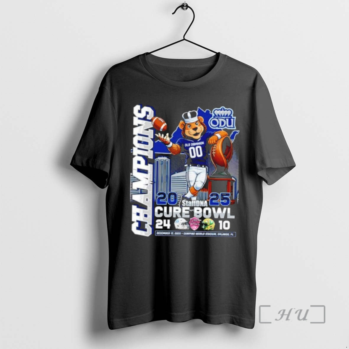 Officials Old Dominion Monarchs 2025 Cure Bowl Champions T-Shirts, Hoodie, Sweatshirt - T-Shirt, Sweatshirt, Hoodie