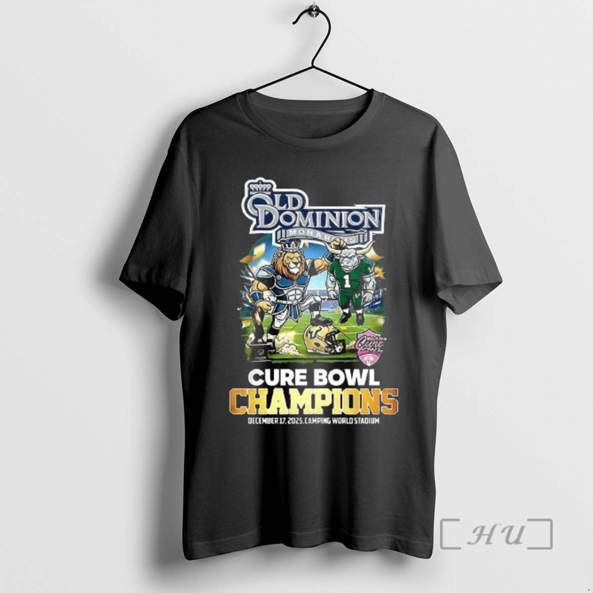 Officials Old Dominion Monarchs Mascot Cure Bowl Champions 2025 T-Shirts, Hoodie, Sweatshirt - T-Shirt, Sweatshirt, Hoodie