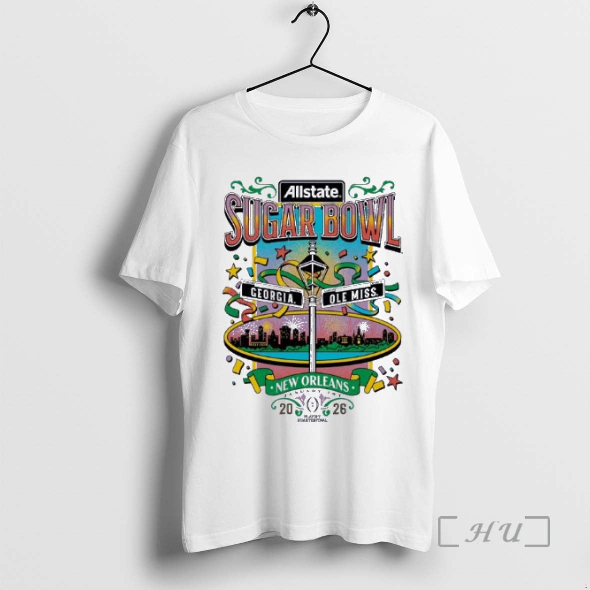 Officials Ole Miss Vs Georgia 2026 Allstate Sugar Bowl Nola T-Shirts, Hoodie, Sweatshirt - T-Shirt, Sweatshirt, Hoodie