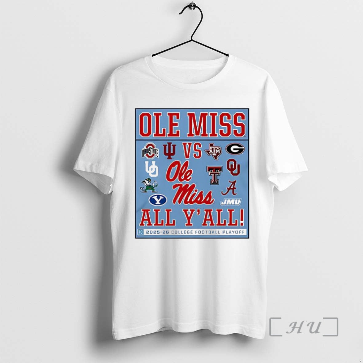 Officials Ole Miss Vs All Yall 2025 2026 Cfp Logo T-Shirts, Hoodie, Sweatshirt - T-Shirt, Sweatshirt, Hoodie