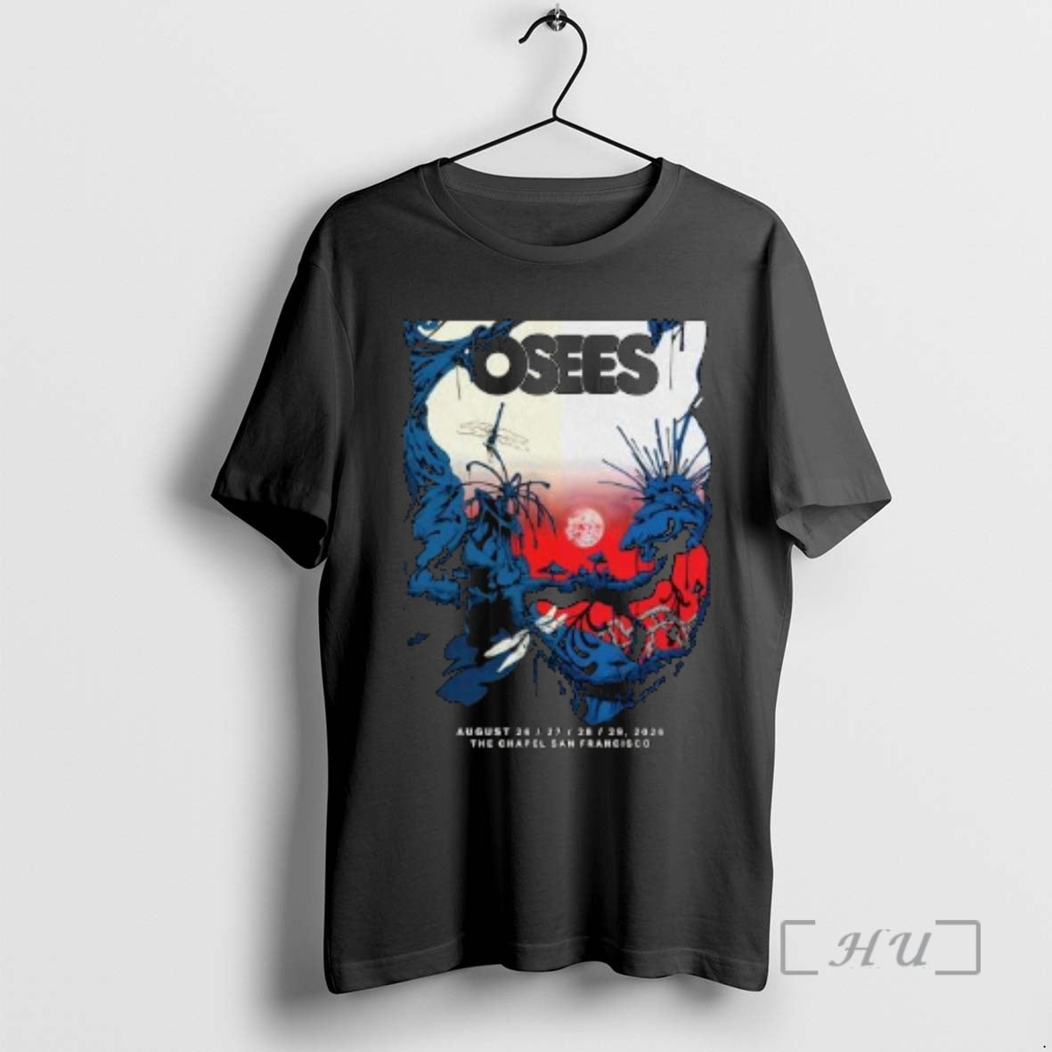 Officials Osees August 26 29 2026 Chapel San Francisco Ca Circle Black T-Shirts, Hoodie, Sweatshirt - T-Shirt, Sweatshirt, Hoodie
