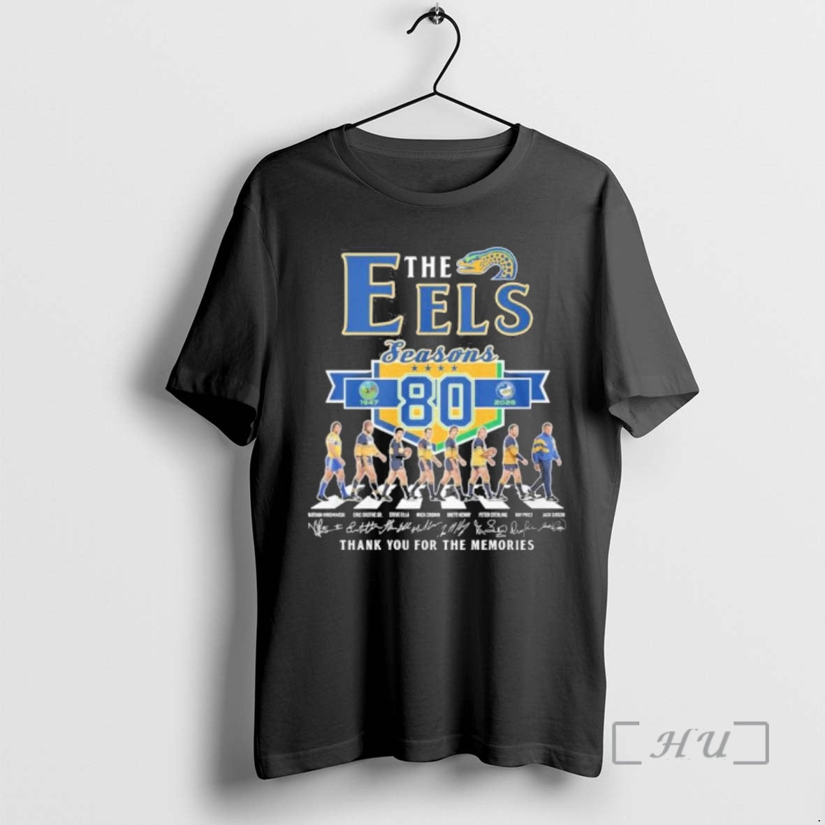 Officials Parramatta Eels Abbey Road 80 Seasons 1947 2026 T-Shirts, Hoodie, Sweatshirt - T-Shirt, Sweatshirt, Hoodie