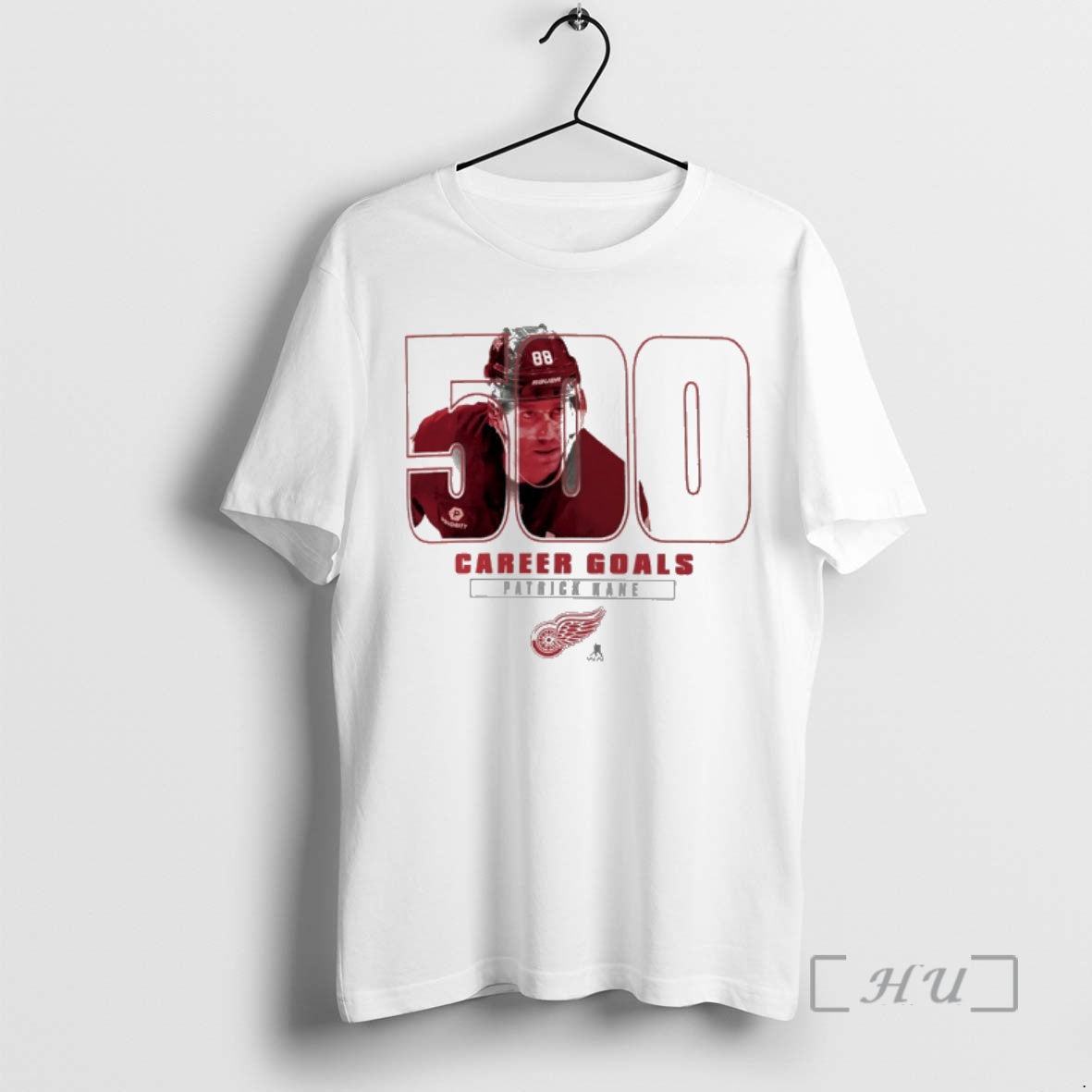Officials Patrick Kane Detroit Red Wings 500 Career Goals Milestone T-Shirts, Hoodie, Sweatshirt - T-Shirt, Sweatshirt, Hoodie
