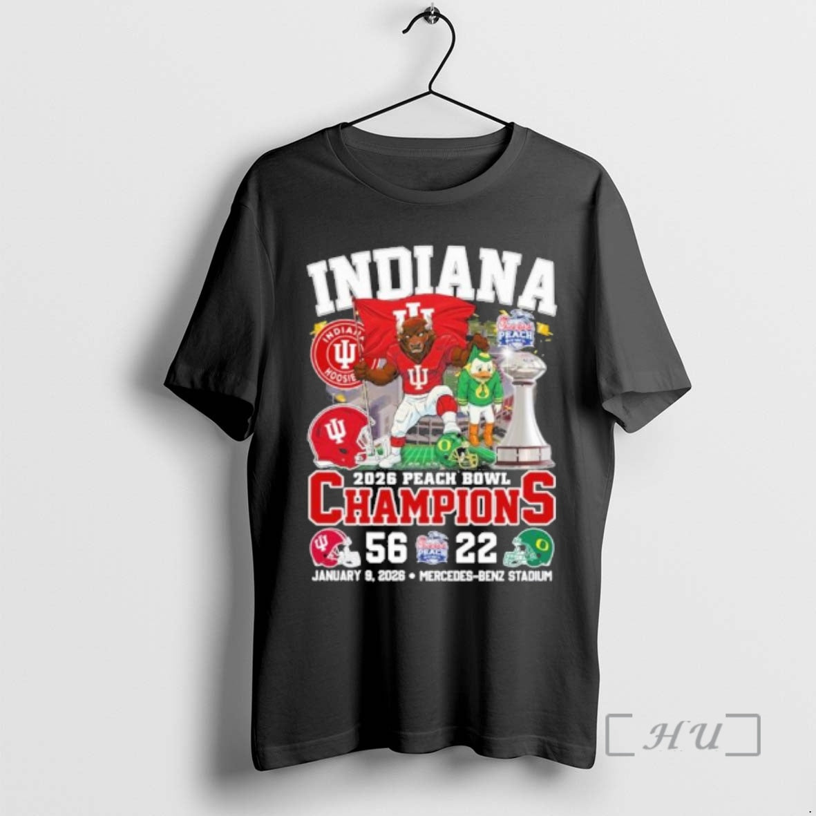 Officials Peach Bowl Champions Iu Beat Oregon Cfp T-Shirts, Hoodie, Sweatshirt - T-Shirt, Sweatshirt, Hoodie