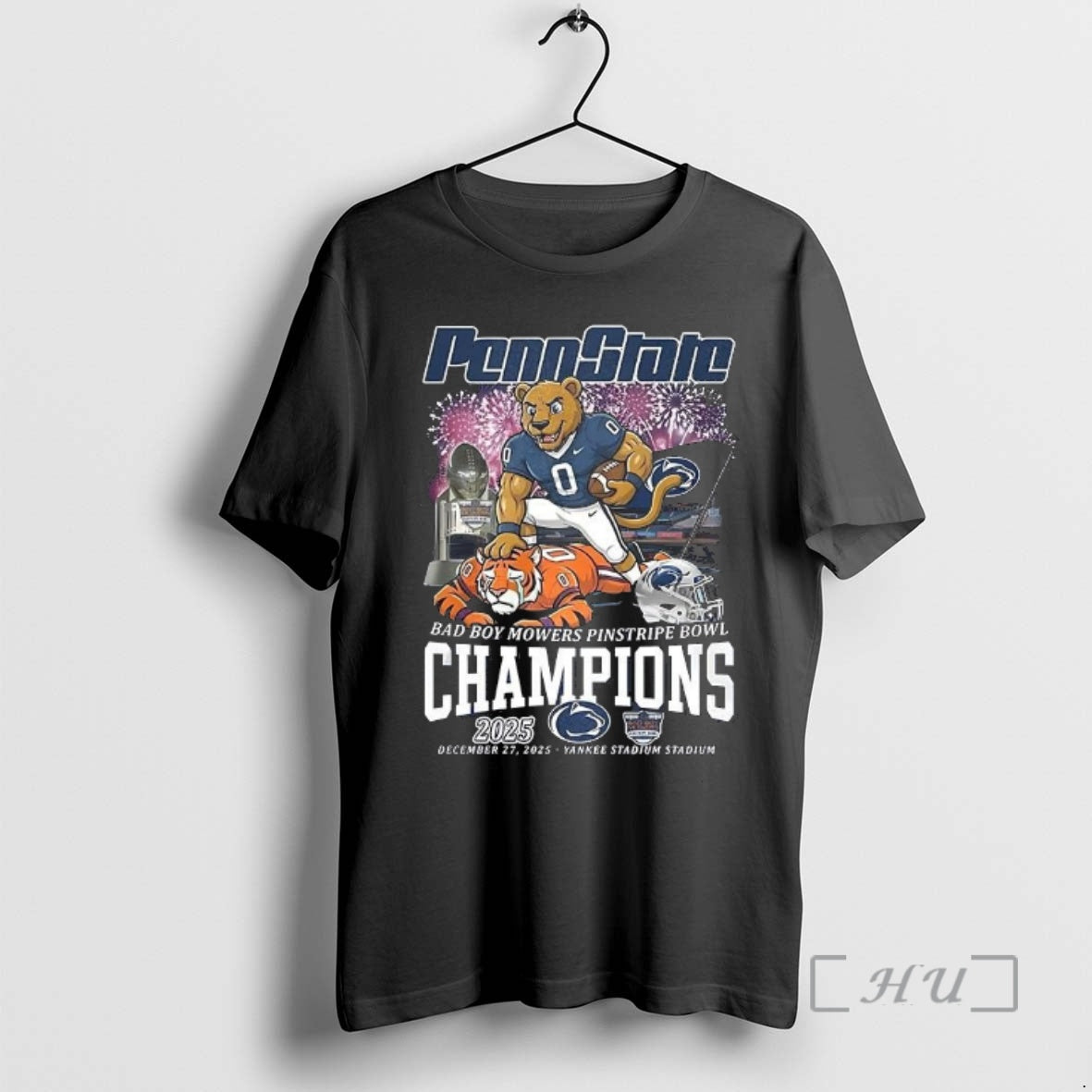 Officials Penn State Nittany Lions Ncaa Bad Boy Mowers Pinstripe Bowl Champions 2025 Yankee Stadium T-Shirts, Hoodie, Sweatshirt - T-Shirt, Sweatshirt, Hoodie