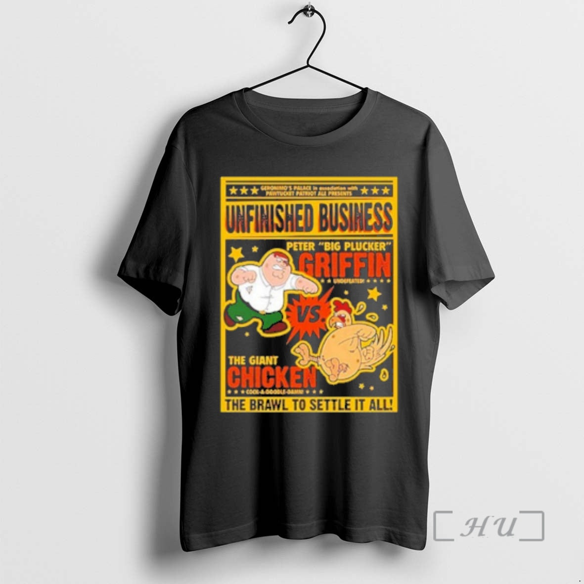 Officials Peter Griffin Vs Giant Chicken Unfinished Business T-Shirts, Hoodie, Sweatshirt - T-Shirt, Sweatshirt, Hoodie