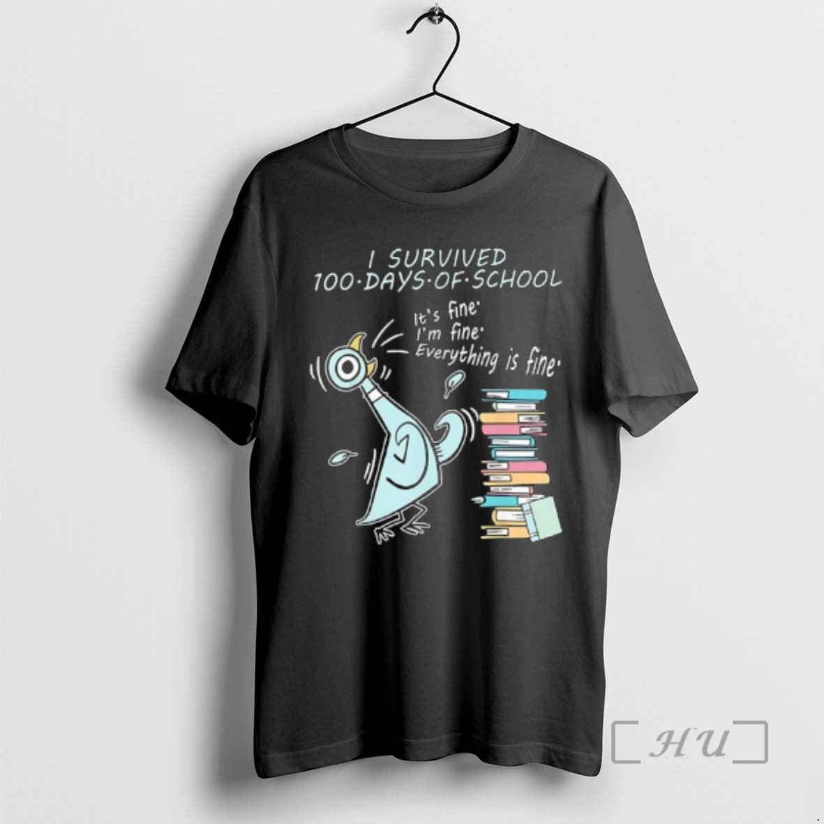 Officials Pigeon Bird I Survived 100 Days School Fine 100th Day T-Shirts, Hoodie, Sweatshirt - T-Shirt, Sweatshirt, Hoodie