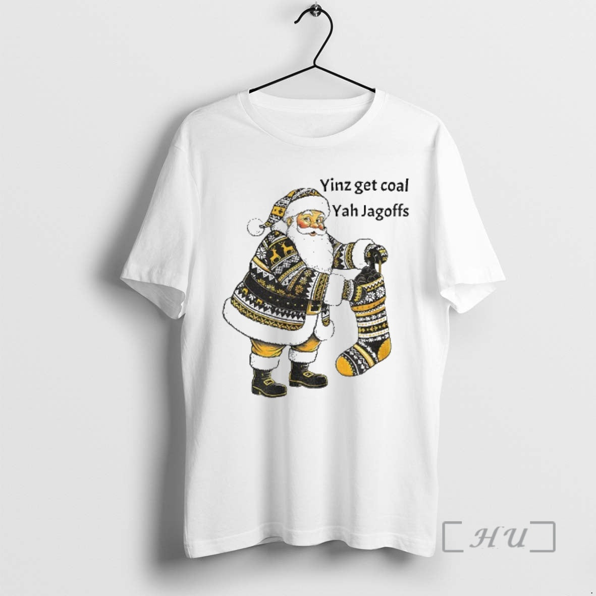 Officials Pittsburgh Santa Stocking Full Coal Yinz Get Coal Yah Jagoffs T-Shirts, Hoodie, Sweatshirt - T-Shirt, Sweatshirt, Hoodie