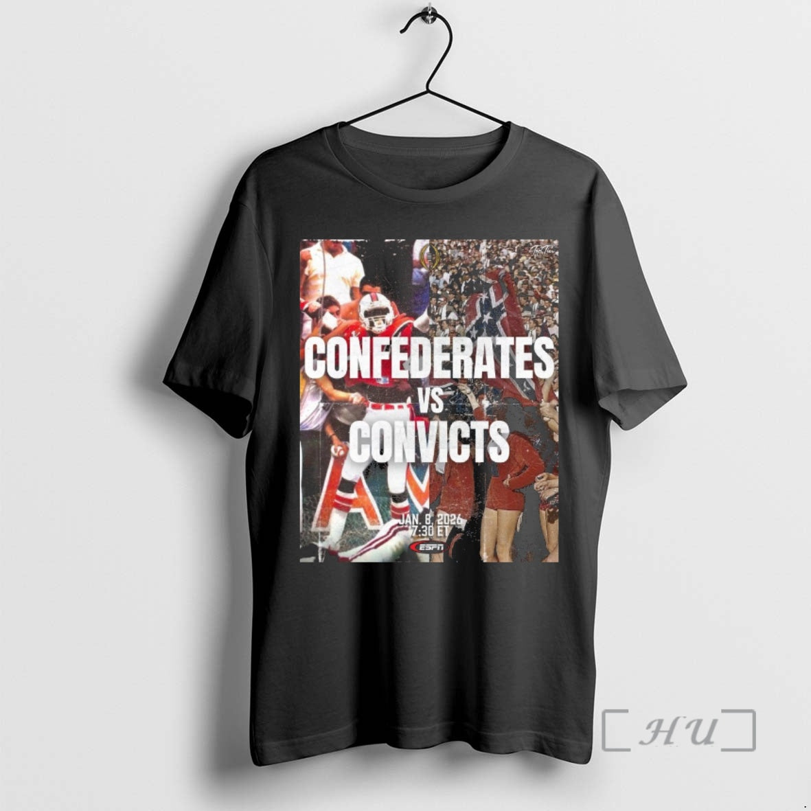 Officials Playoff Koozie Confederates Vs Convicts January 8 2026 Ole Miss Vs T-Shirts, Hoodie, Sweatshirt - T-Shirt, Sweatshirt, Hoodie