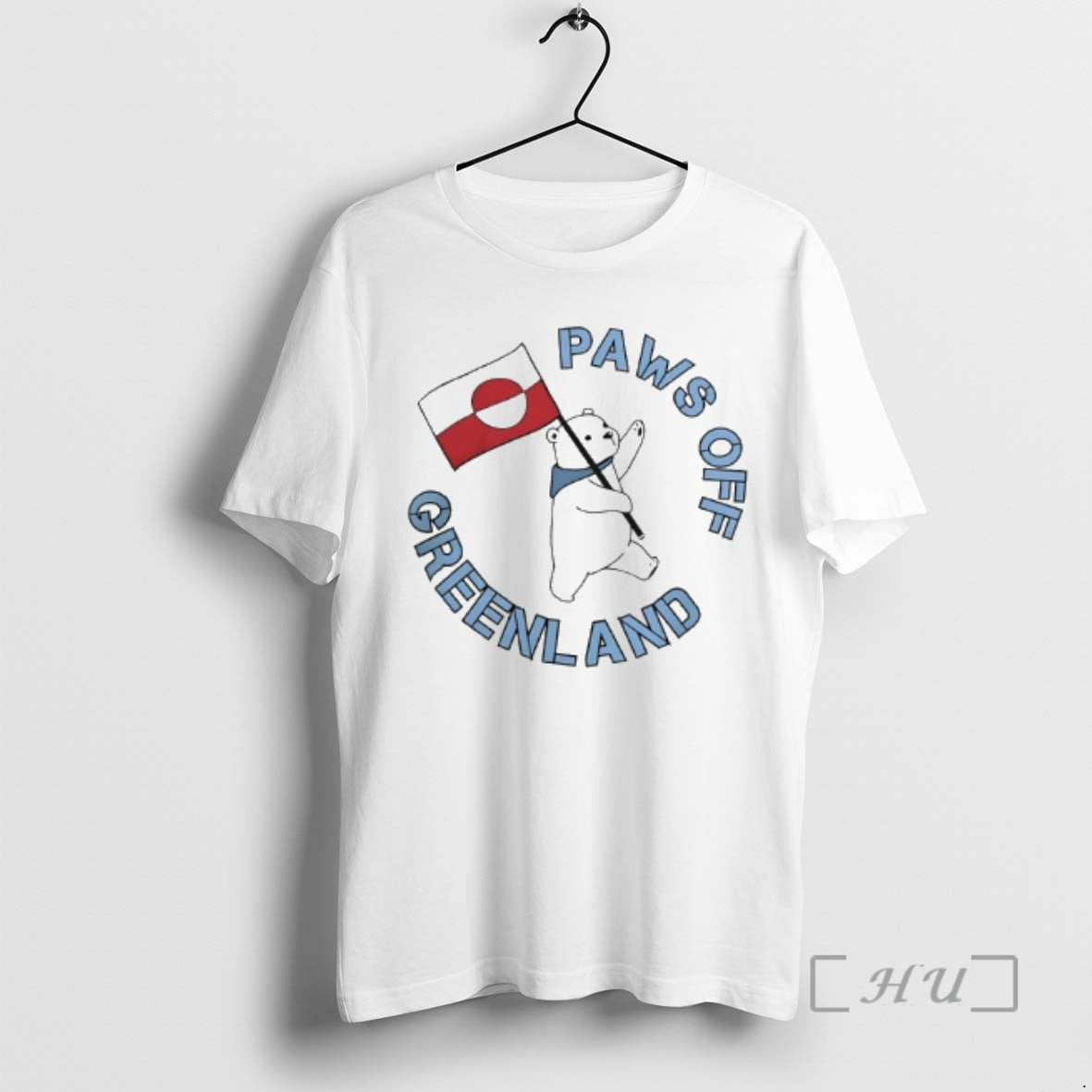 Officials Polar Bear Holding Flag Paws Off Greenland T-Shirts, Hoodie, Sweatshirt - T-Shirt, Sweatshirt, Hoodie