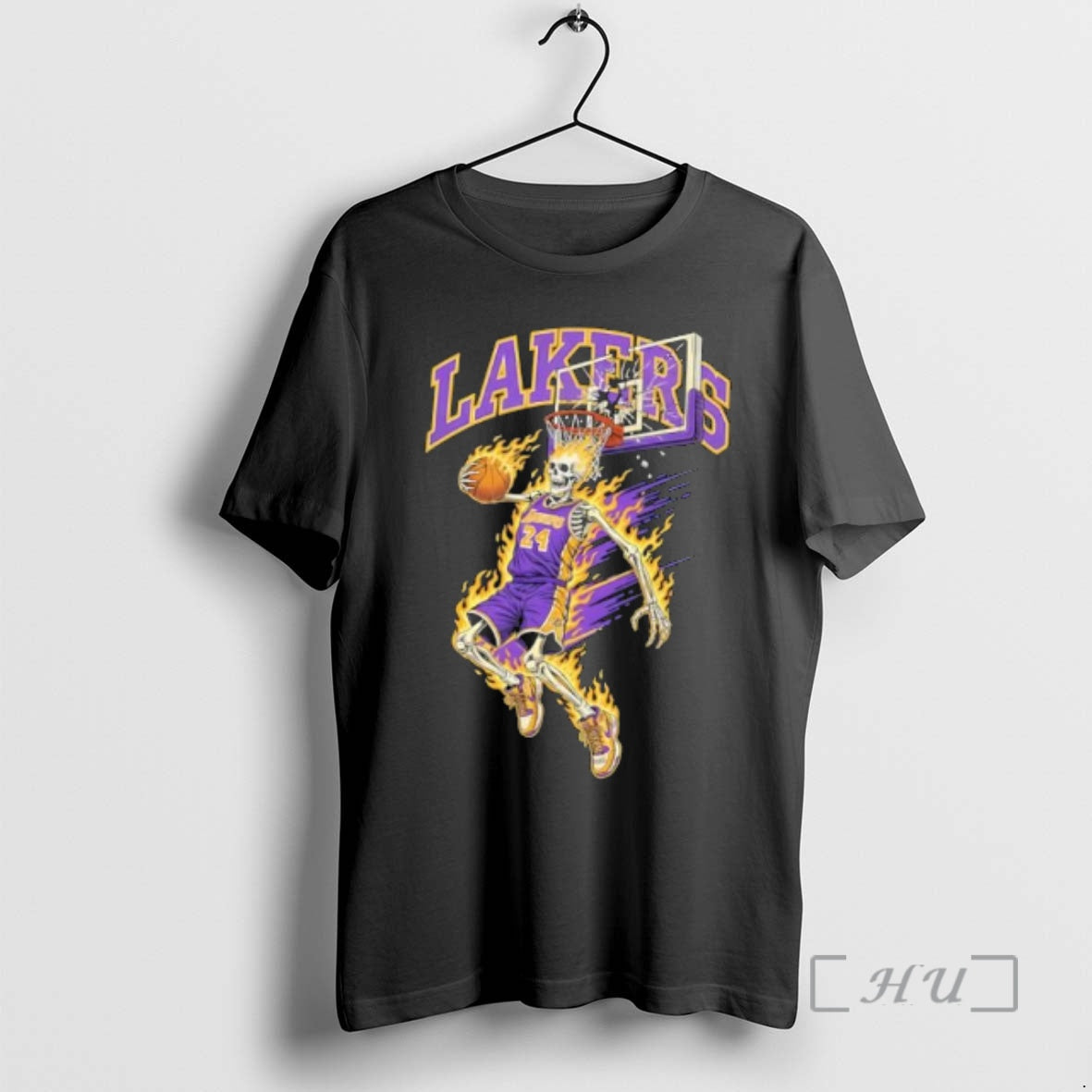 Officials Los Angeles Lakers Basketball Skeleton Player Fire T-Shirts, Hoodie, Sweatshirt - T-Shirt, Sweatshirt, Hoodie