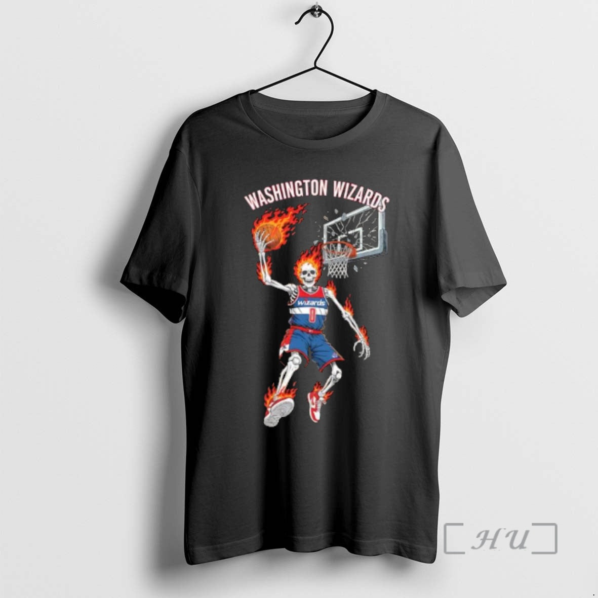 Officials Washington Wizards Basketball Skeleton Player Fire T-Shirts, Hoodie, Sweatshirt - T-Shirt, Sweatshirt, Hoodie