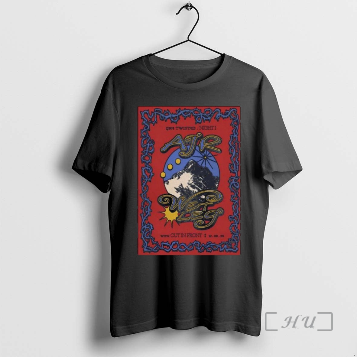 Officials Q101 Twisted Ajr Wet Leg Out Front Dec 9 2025 T-Shirts, Hoodie, Sweatshirt - T-Shirt, Sweatshirt, Hoodie