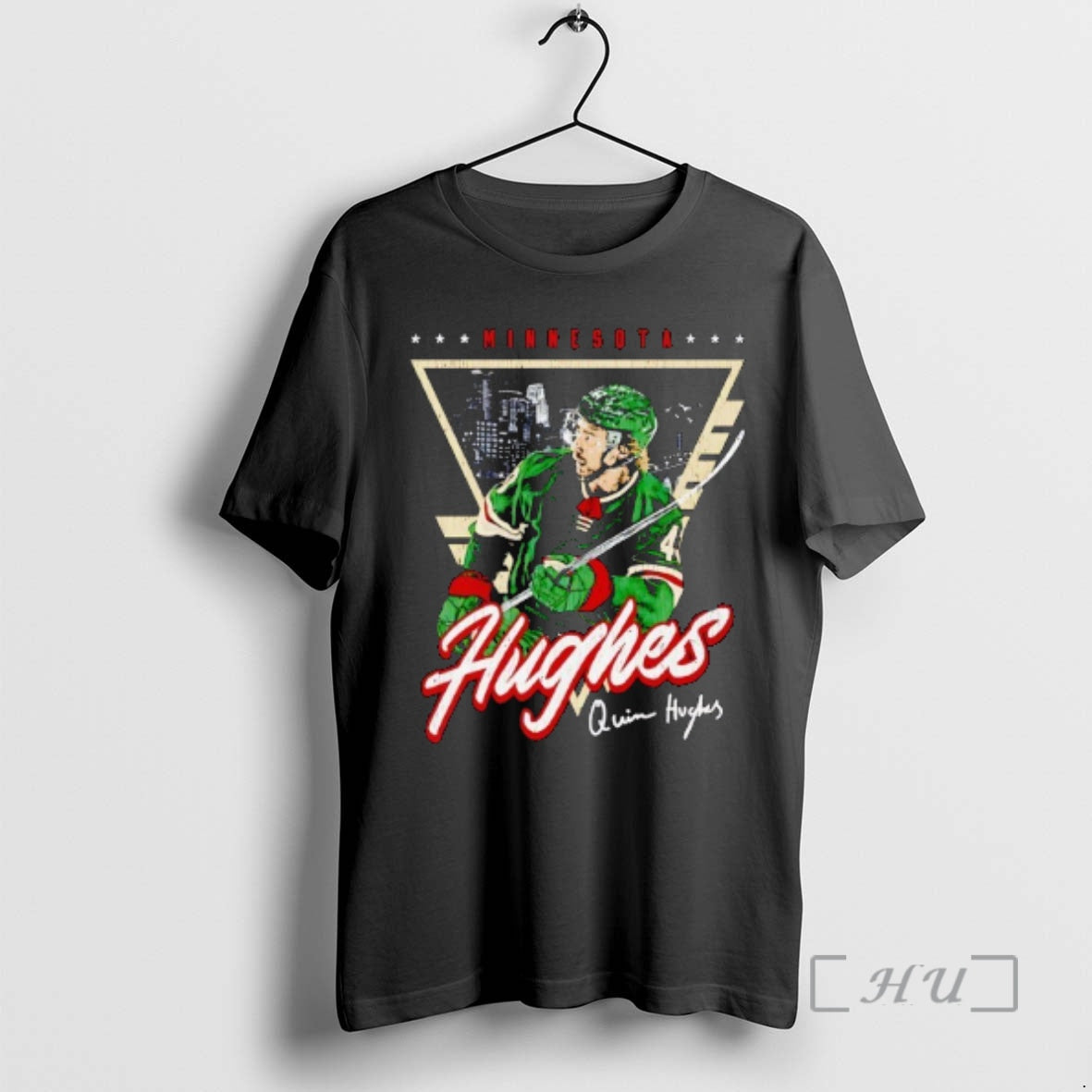 Officials Quinn Hughes 43 Minnesota Wild Hokcey Signature Vintage T-Shirts, Hoodie, Sweatshirt - T-Shirt, Sweatshirt, Hoodie