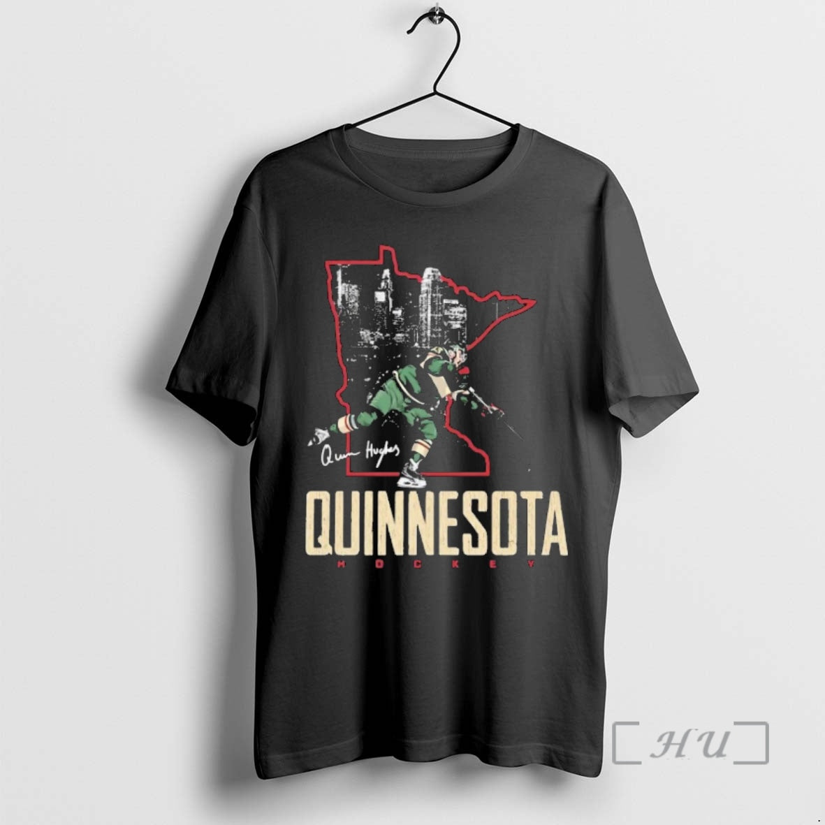 Officials Quinn Hughes Minnesota Quinnesota T-Shirts, Hoodie, Sweatshirt - T-Shirt, Sweatshirt, Hoodie