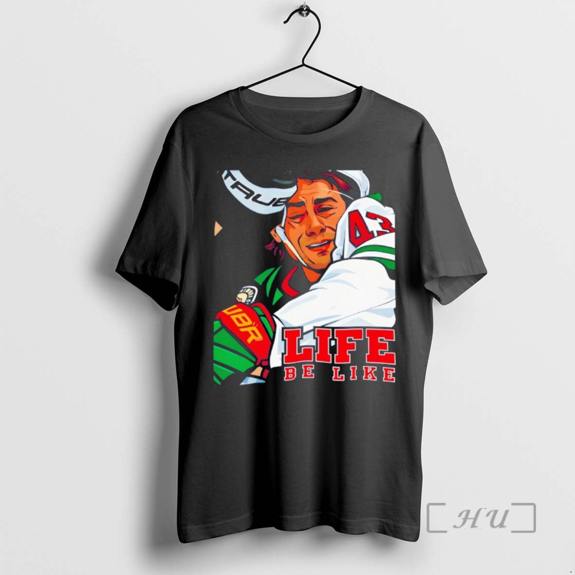 Quinn Hughes Minnesota Wild Life Be Like Punch Face T-Shirts, Hoodie, Sweatshirt - T-Shirt, Sweatshirt, Hoodie