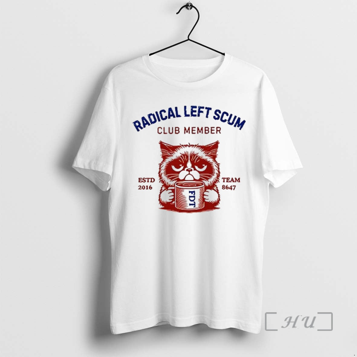 Officials Radical Left Scum Club Member Estd 2016 Fdt Team 8647 Kitten Caricature T-Shirts, Hoodie, Sweatshirt - T-Shirt, Sweatshirt, Hoodie