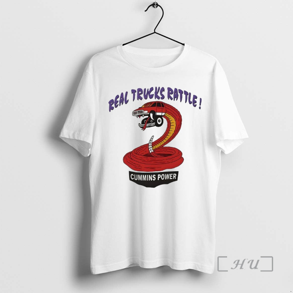 Officials Real Trucks Rattle Cummins Power Rattlesnake Truck T-Shirts, Hoodie, Sweatshirt - T-Shirt, Sweatshirt, Hoodie