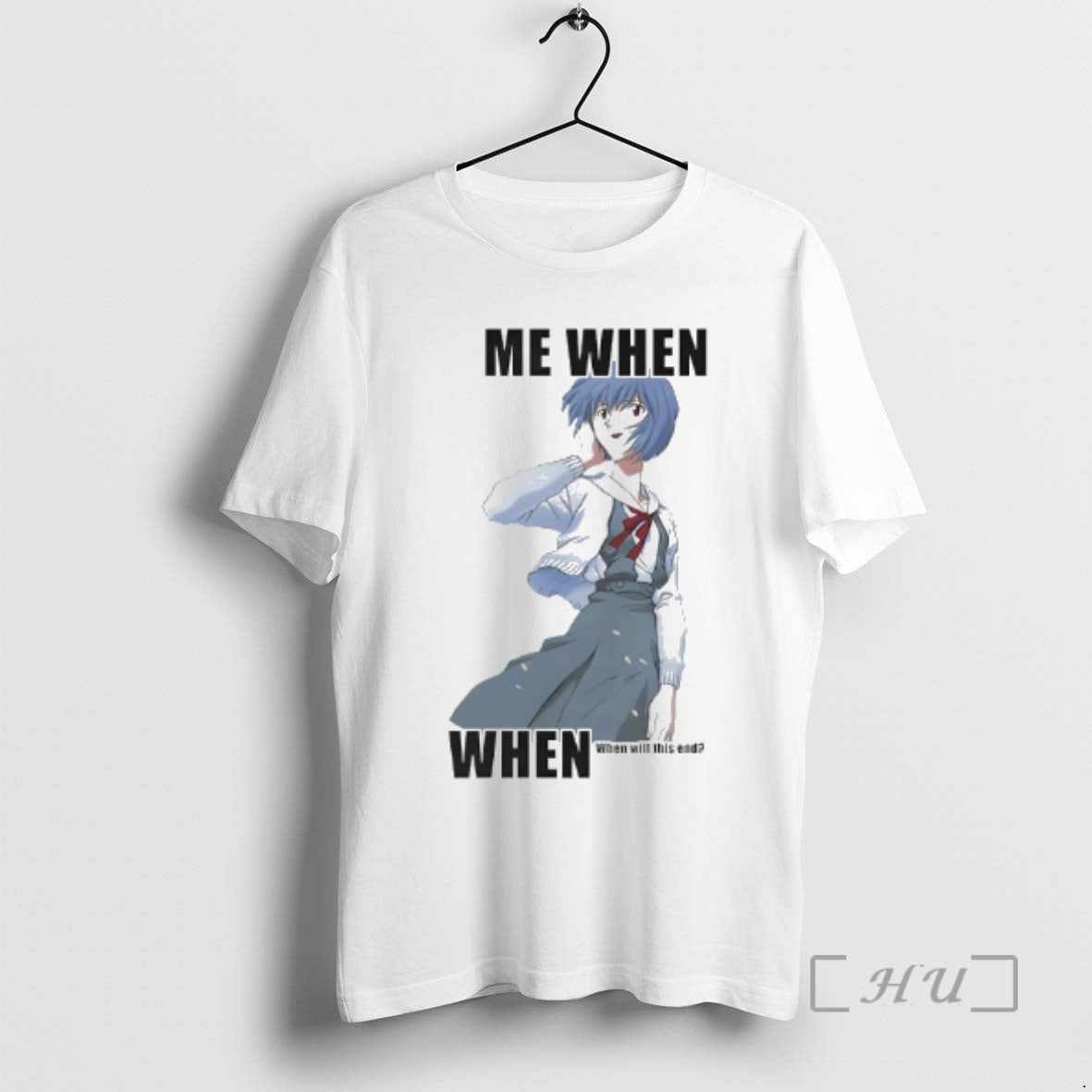 Officials Rei Ayanami Me When When When Will This End T-Shirts, Hoodie, Sweatshirt - T-Shirt, Sweatshirt, Hoodie
