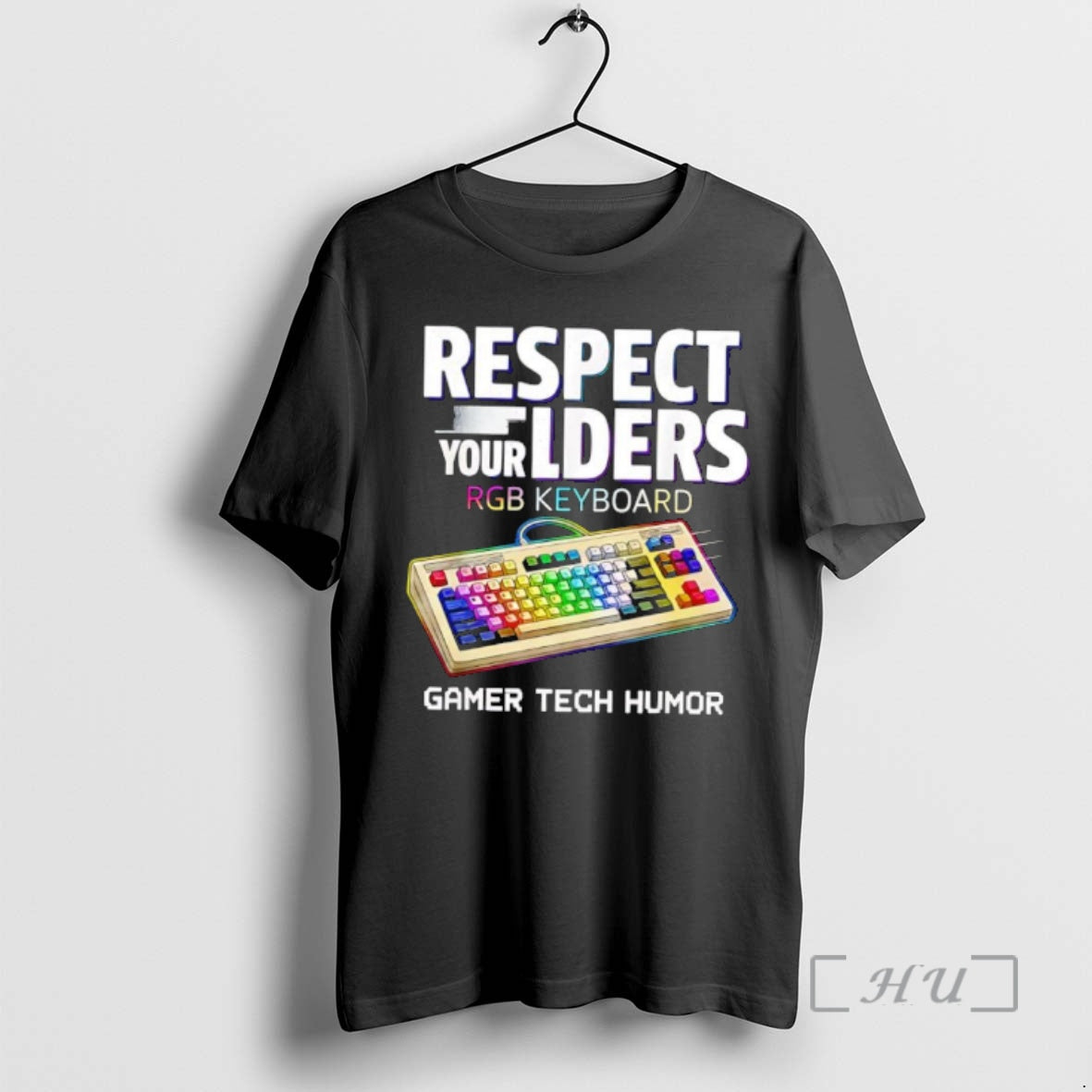 Officials Respect Your Elders Rgb Keyboard Gamer Tech Humor T-Shirts, Hoodie, Sweatshirt - T-Shirt, Sweatshirt, Hoodie