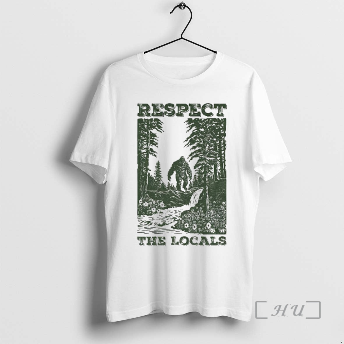 Officials Respect Locals Big Foot Camping T-Shirts, Hoodie, Sweatshirt - T-Shirt, Sweatshirt, Hoodie