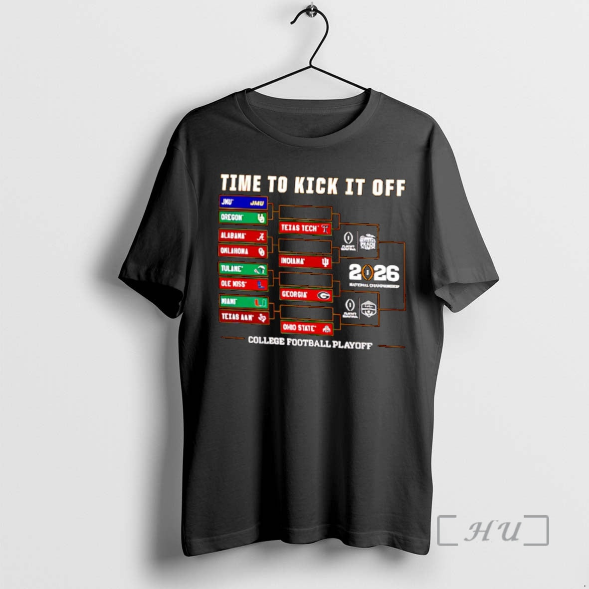 Officials Retro Brand College Football Playoff 2025 26 Time Kick Off Bracket T-Shirts, Hoodie, Sweatshirt - T-Shirt, Sweatshirt, Hoodie