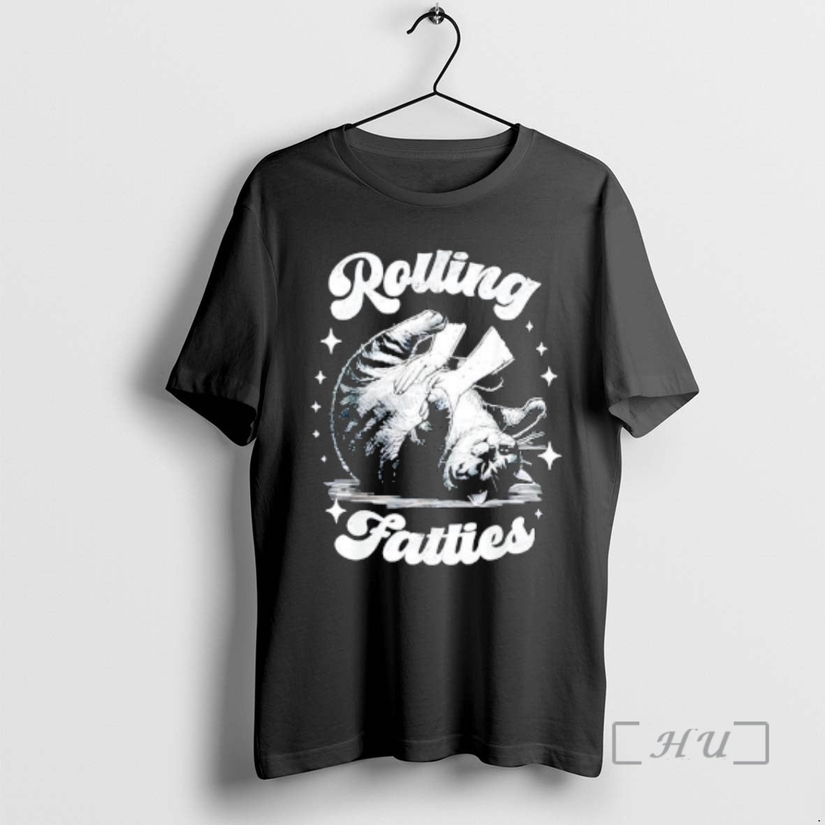 Officials Retro Funny Rolling Fatties Vintage Sarcastic Cat Meme T-Shirts, Hoodie, Sweatshirt - T-Shirt, Sweatshirt, Hoodie