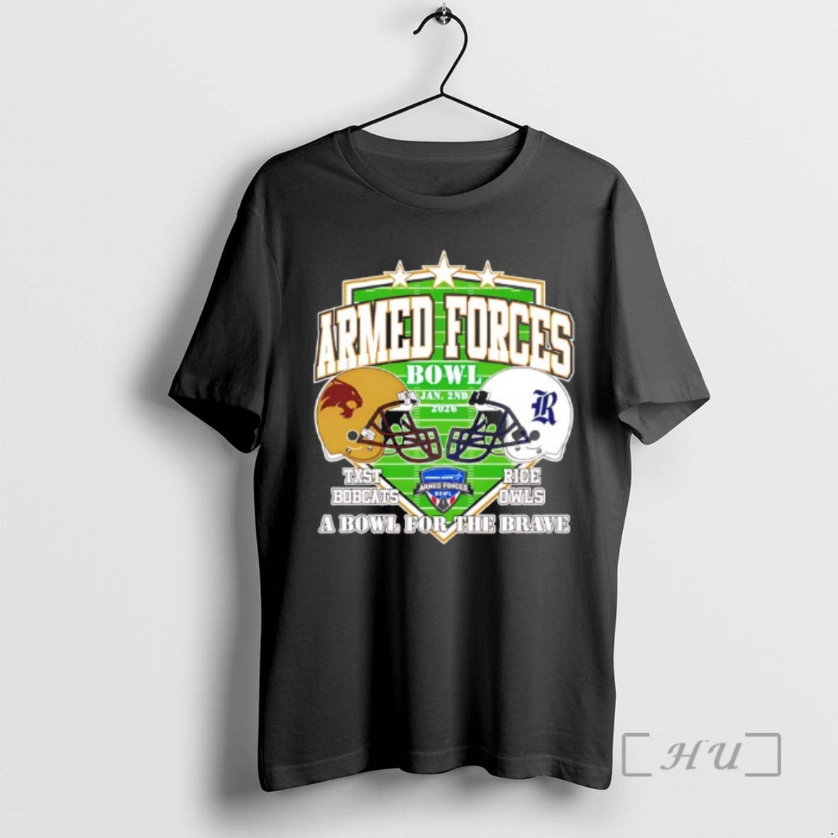 Officials Rice Owls Vs Texas State Bobcats Armed Forces Texas State Bowl T-Shirts, Hoodie, Sweatshirt - T-Shirt, Sweatshirt, Hoodie