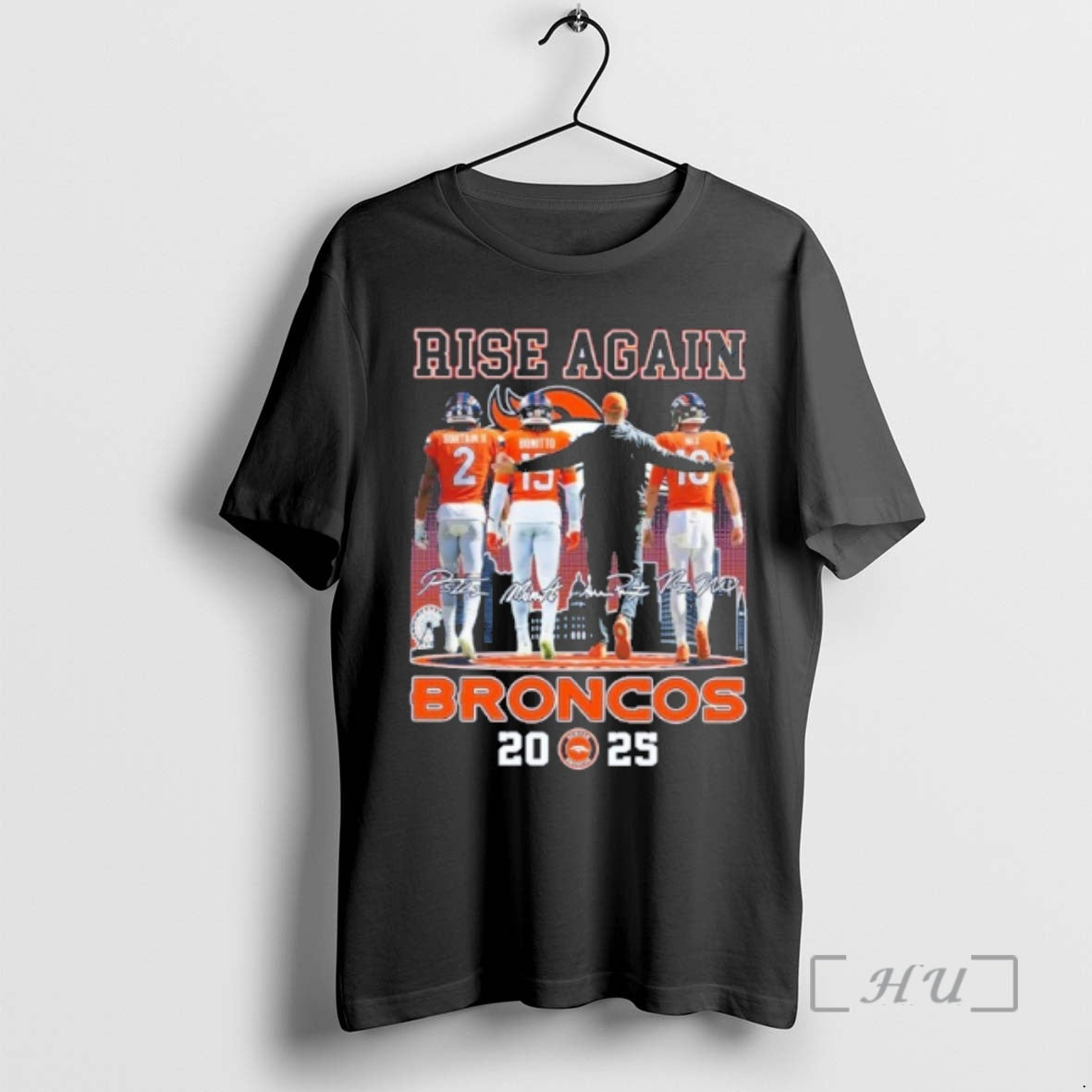 Officials Rise Again Player Signature Broncos 2025 City T-Shirts, Hoodie, Sweatshirt - T-Shirt, Sweatshirt, Hoodie