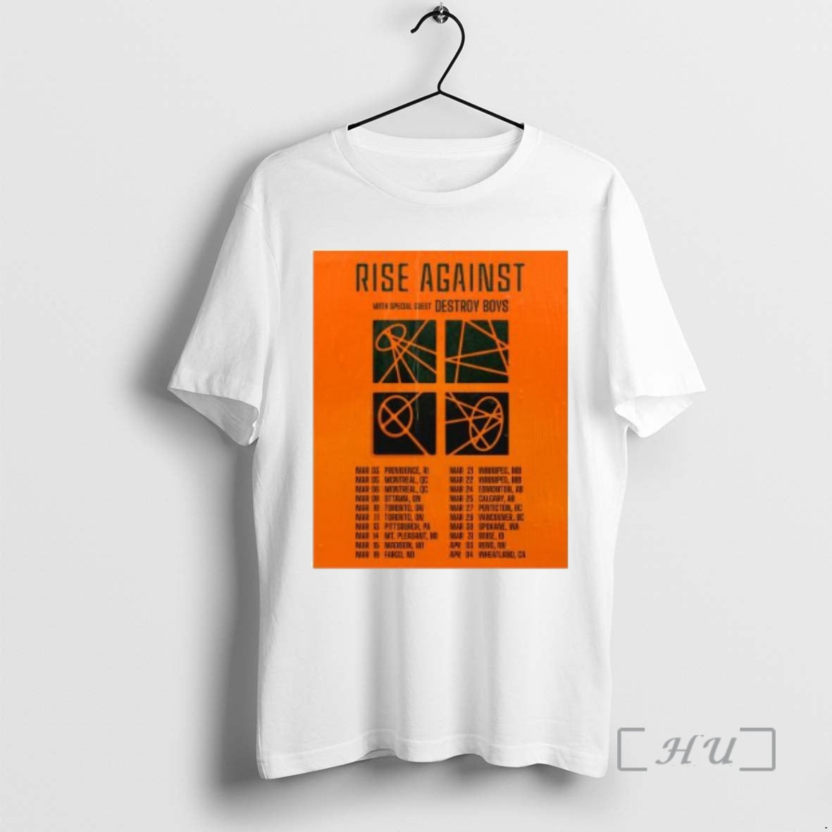 Officials Rise Against 2026 Spring Concert Tour Circle White T-Shirts, Hoodie, Sweatshirt - T-Shirt, Sweatshirt, Hoodie