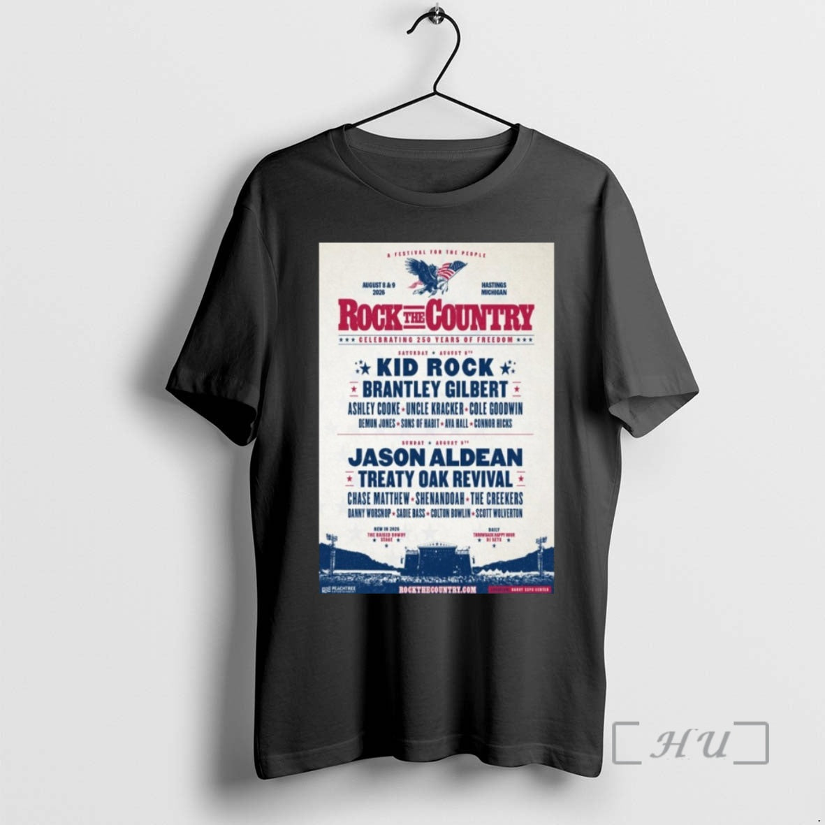 Officials Rock Country Hastings Michigan August 8 9 2026 Events T-Shirts, Hoodie, Sweatshirt - T-Shirt, Sweatshirt, Hoodie