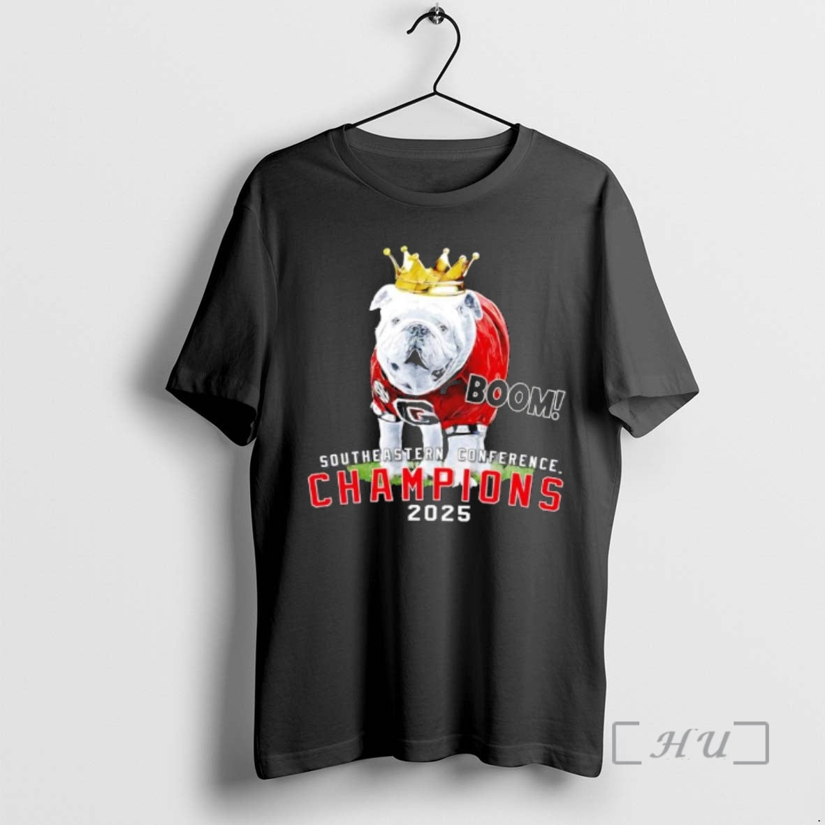 Officials Sec Champions 2025 Georgia Bulldogs Mascot Crown T-Shirts, Hoodie, Sweatshirt - T-Shirt, Sweatshirt, Hoodie