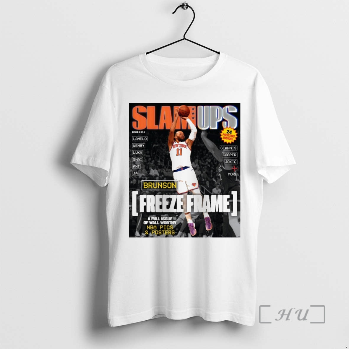 Officials Slam Ups Jalen Brunson Freeze Frame Full Issue Wall Worthy T-Shirts, Hoodie, Sweatshirt - T-Shirt, Sweatshirt, Hoodie