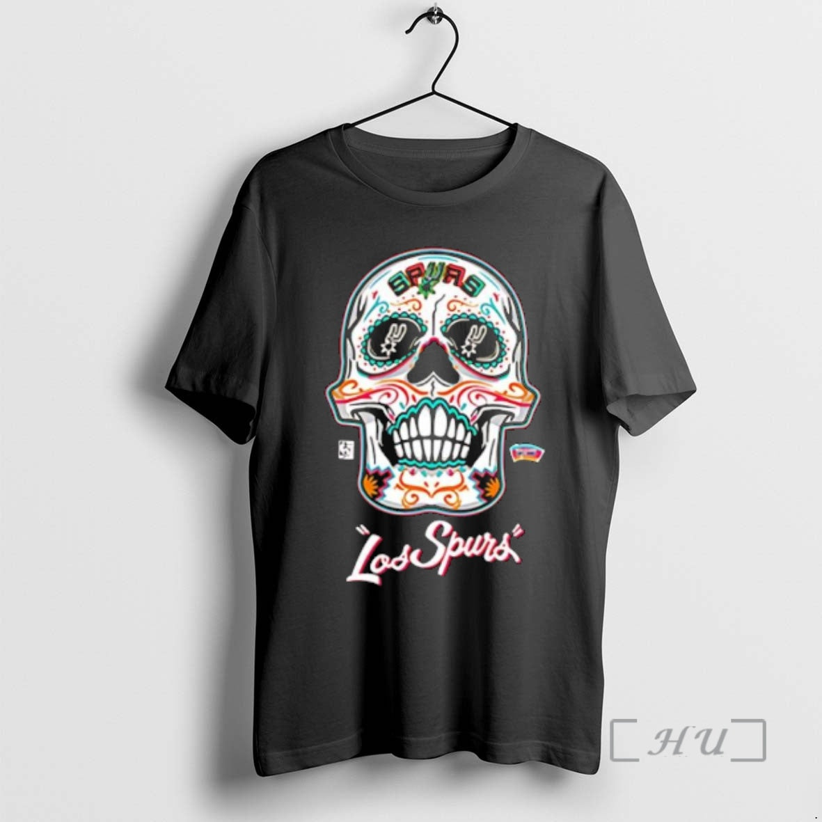 Officials San Antonio Spurs Sugar Skull Retro T-Shirts, Hoodie, Sweatshirt - T-Shirt, Sweatshirt, Hoodie