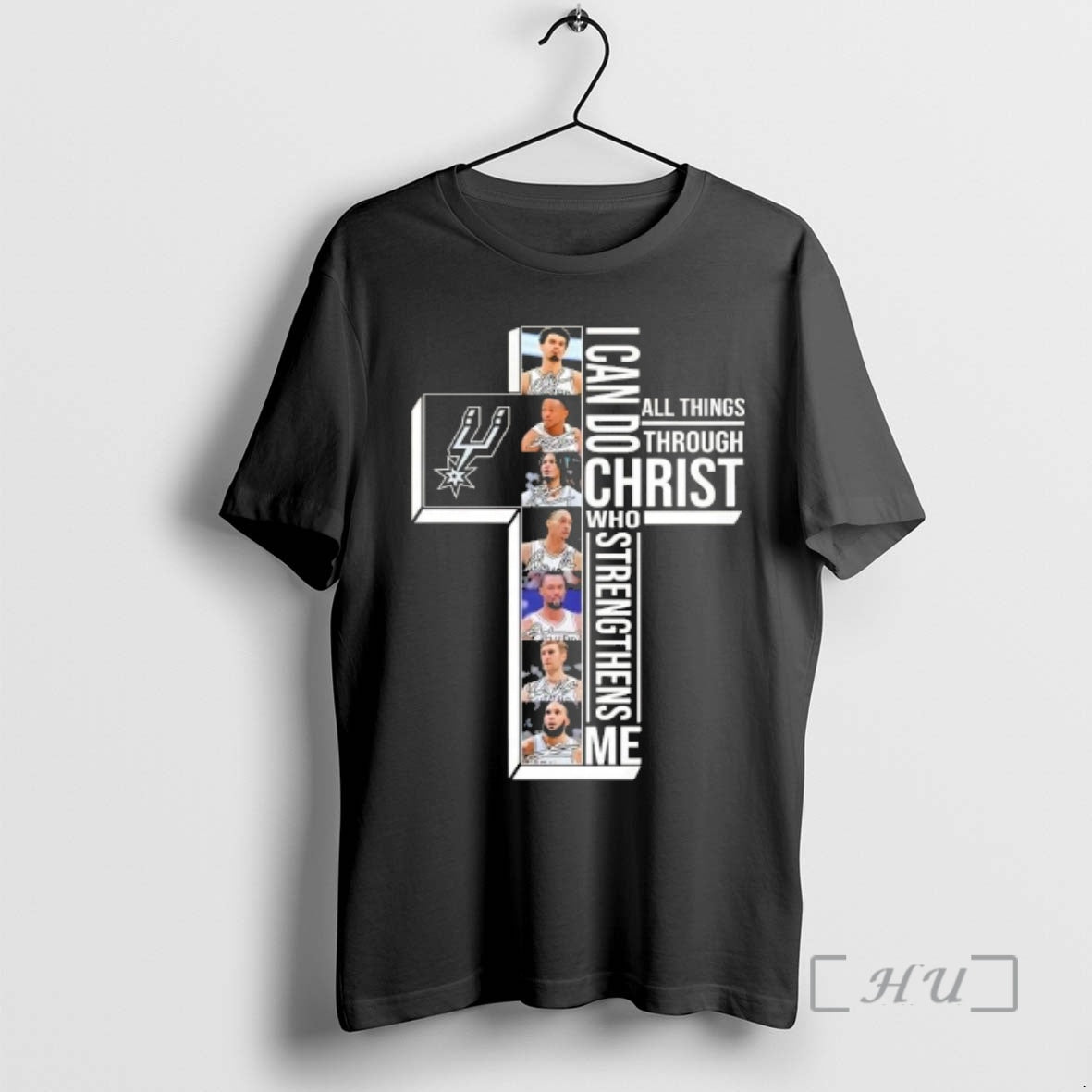 Officials San Antonio Spurs Players I Can Do All Things Through Christ Who Strengthen Me T-Shirts, Hoodie, Sweatshirt - T-Shirt, Sweatshirt, Hoodie