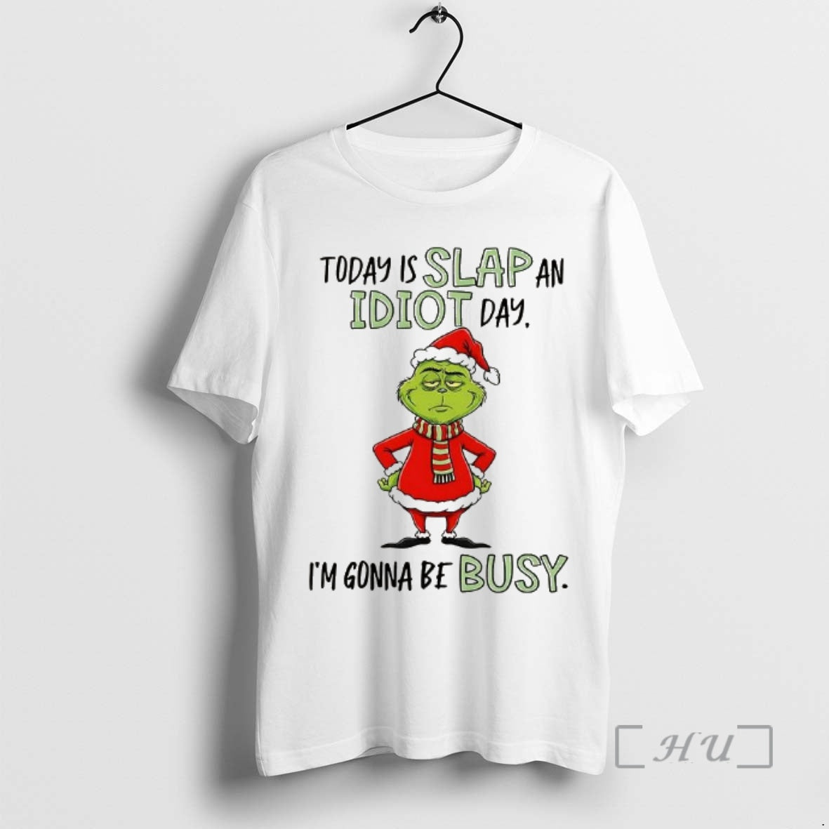 Officials Santa Grinch Today Is Slap Idiot Day T-Shirts, Hoodie, Sweatshirt - T-Shirt, Sweatshirt, Hoodie