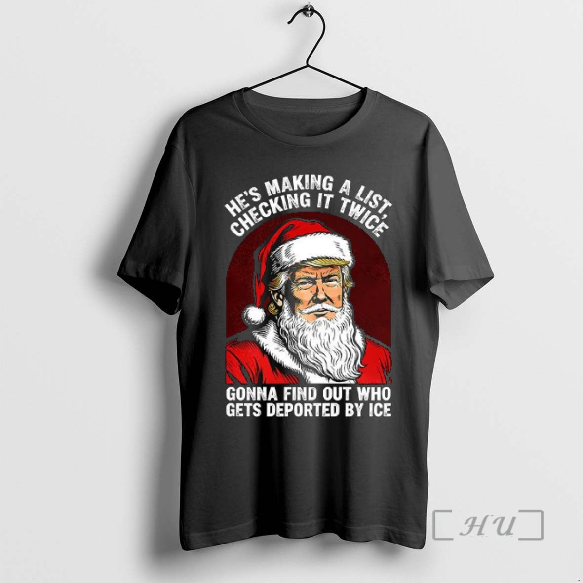 Officials Santa Trump Hes Making List Checking Twice T-Shirts, Hoodie, Sweatshirt - T-Shirt, Sweatshirt, Hoodie