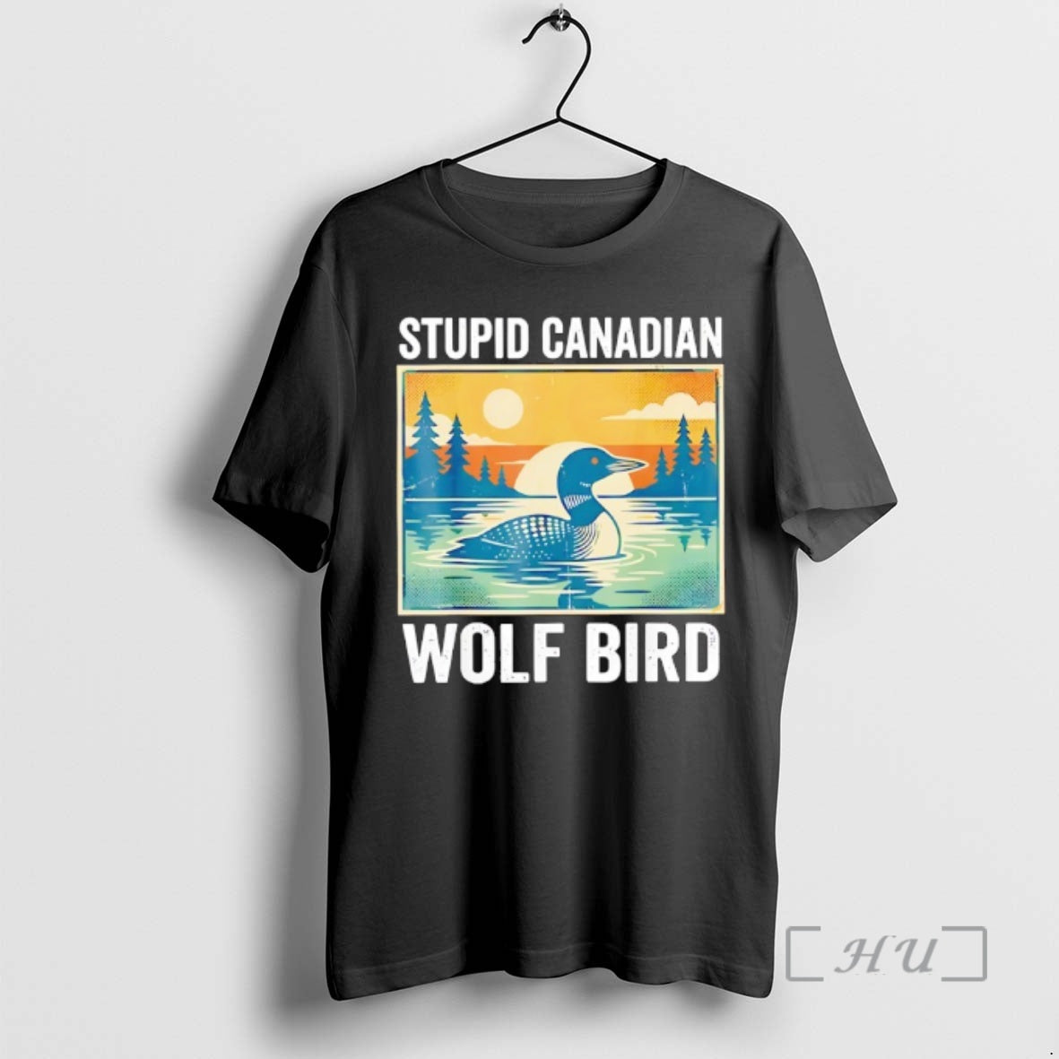 Officials Sarcastic Animal Stupid Canadian Wolf Bird Loon Retro Funny T-Shirts, Hoodie, Sweatshirt - T-Shirt, Sweatshirt, Hoodie