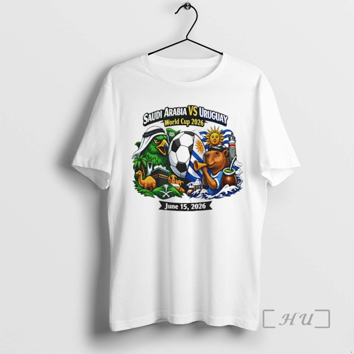 Officials Saudi Arabia Vs Uruguay 2026 World Cup Mascot T-Shirts, Hoodie, Sweatshirt - T-Shirt, Sweatshirt, Hoodie
