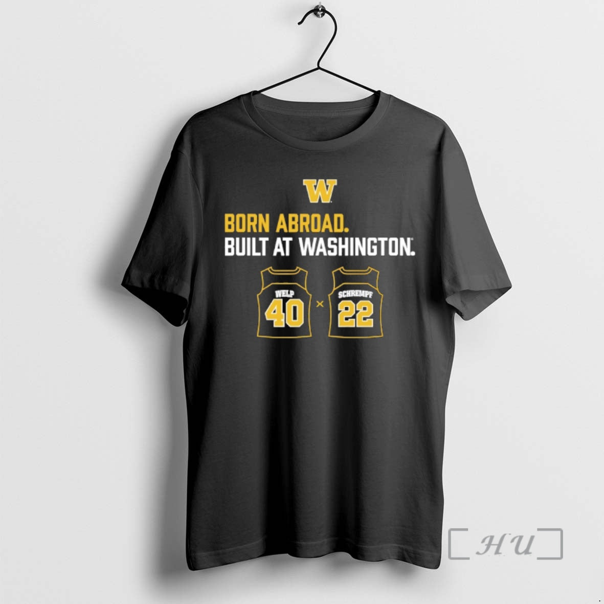 Officials Schrempf Welp Duo Born Abroad Built Washington Huskies T-Shirts, Hoodie, Sweatshirt - T-Shirt, Sweatshirt, Hoodie