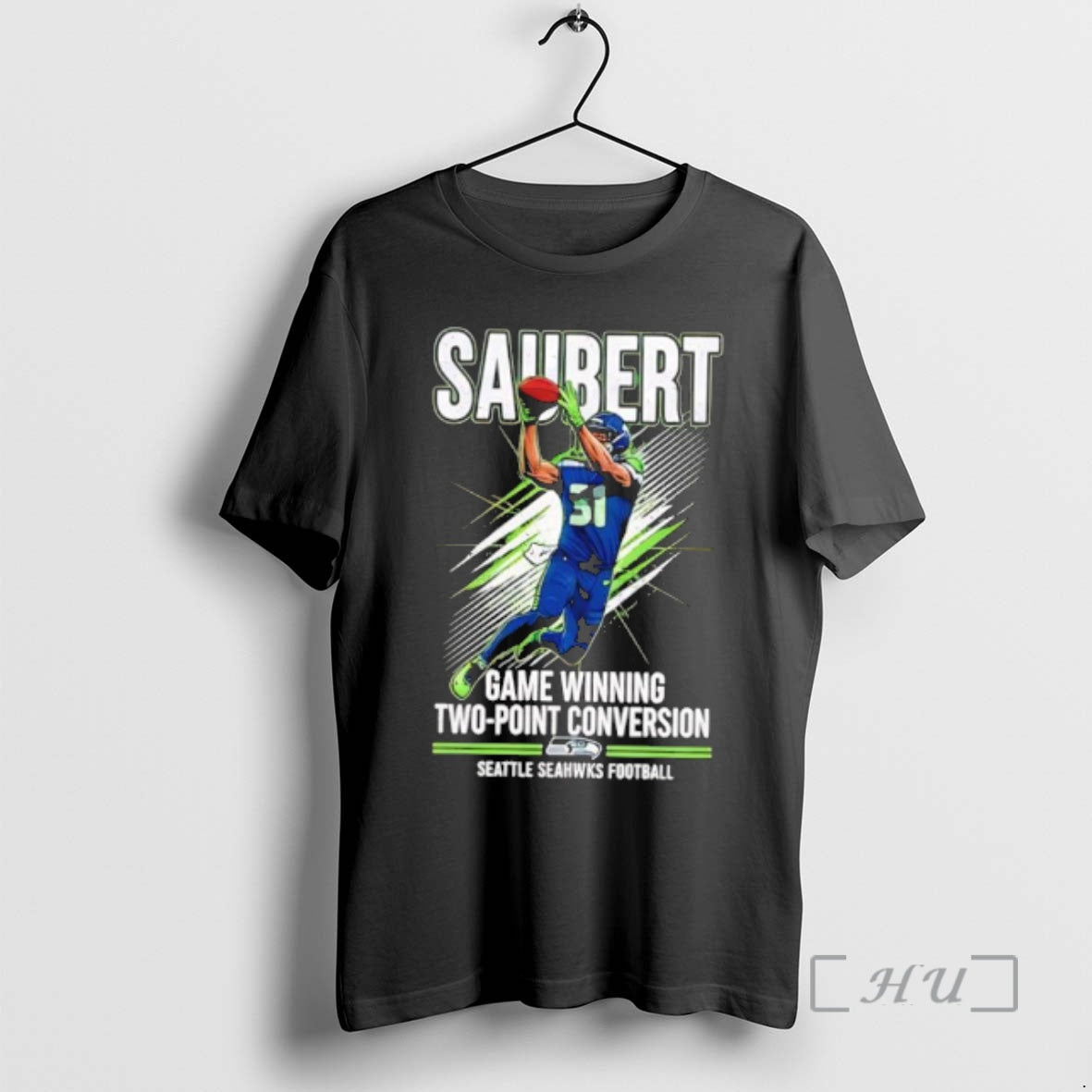 Officials Seahawks Eric Saubert Game Winning Two Point Conversion T-Shirts, Hoodie, Sweatshirt - T-Shirt, Sweatshirt, Hoodie