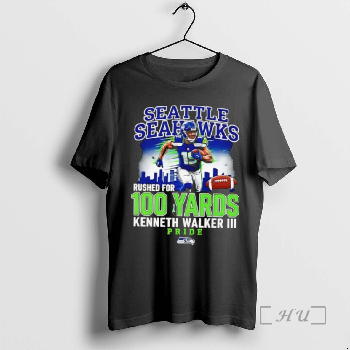 Officials Seahawks Kenneth Walker Iii Rushed 100 Yards Pride T-Shirts, Hoodie, Sweatshirt - T-Shirt, Sweatshirt, Hoodie