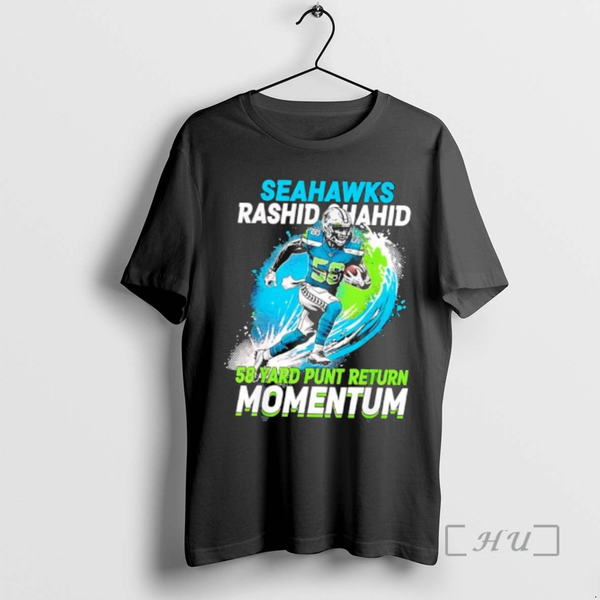 Officials Seahawks Rashid Shaheed 58 Yard Punt Return Momentum T-Shirts, Hoodie, Sweatshirt - T-Shirt, Sweatshirt, Hoodie