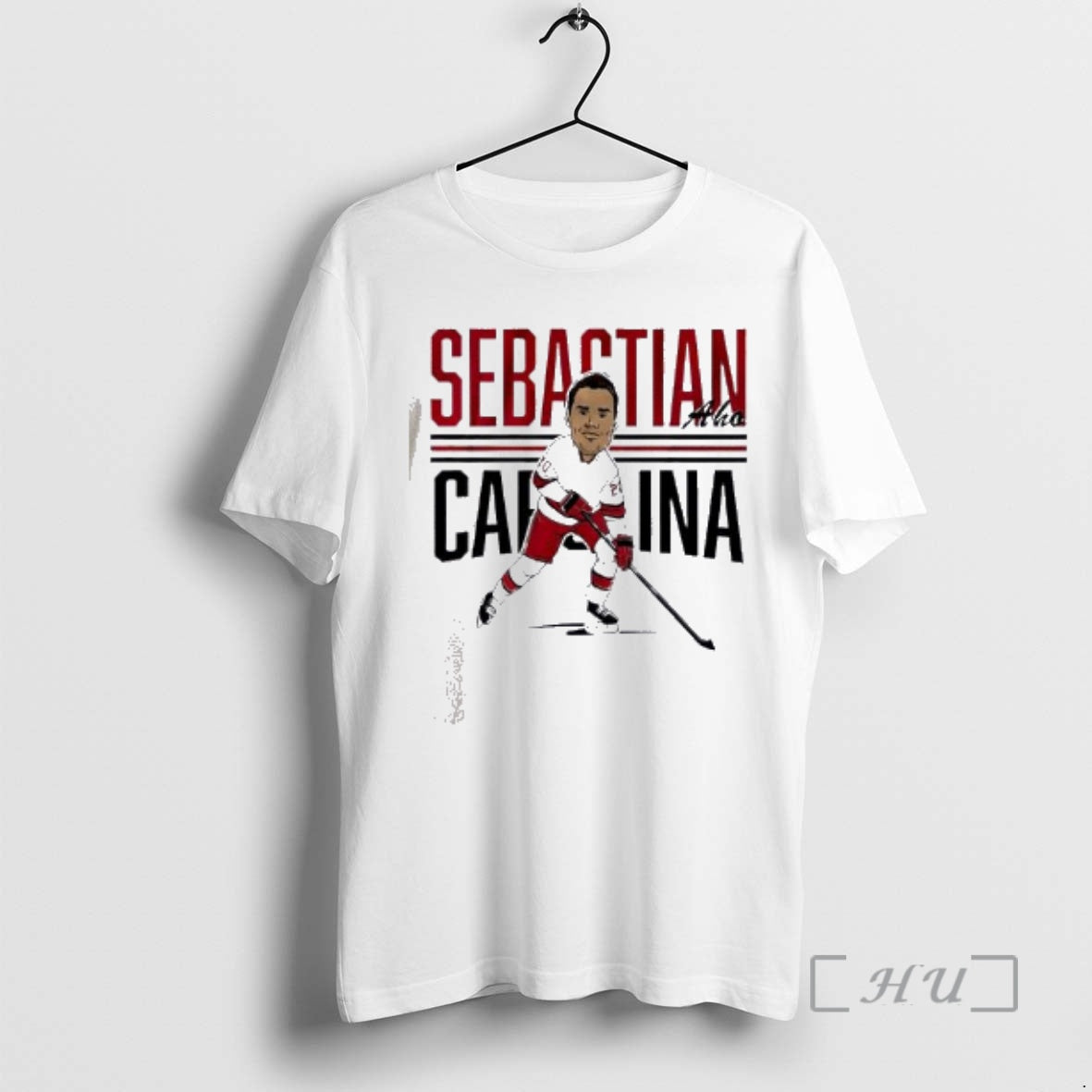 Officials Sebastian Aho Center Ice Caricature T-Shirts, Hoodie, Sweatshirt - T-Shirt, Sweatshirt, Hoodie