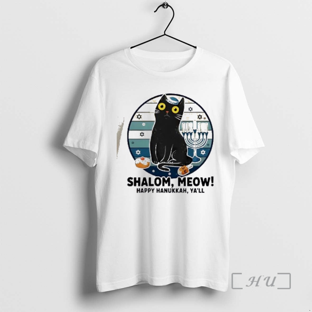 Officials Shalom Meow Happy Hanukkah Yall Vintage T-Shirts, Hoodie, Sweatshirt - T-Shirt, Sweatshirt, Hoodie