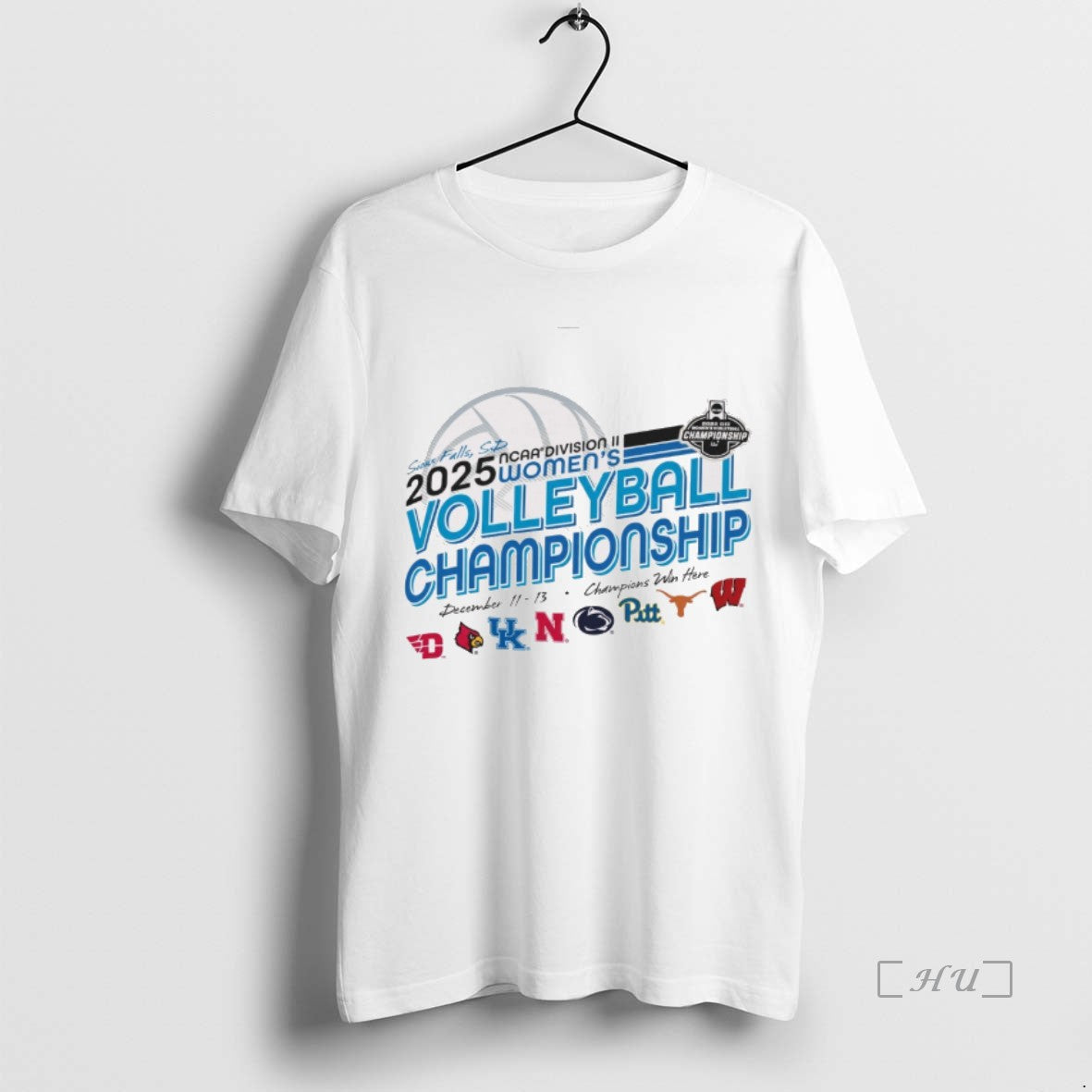 Officials Sioux Falls Sd 2025 Ncaa Division Ii Volleyball Championship December 11 13 Champions T-Shirts, Hoodie, Sweatshirt - T-Shirt, Sweatshirt, Hoodie