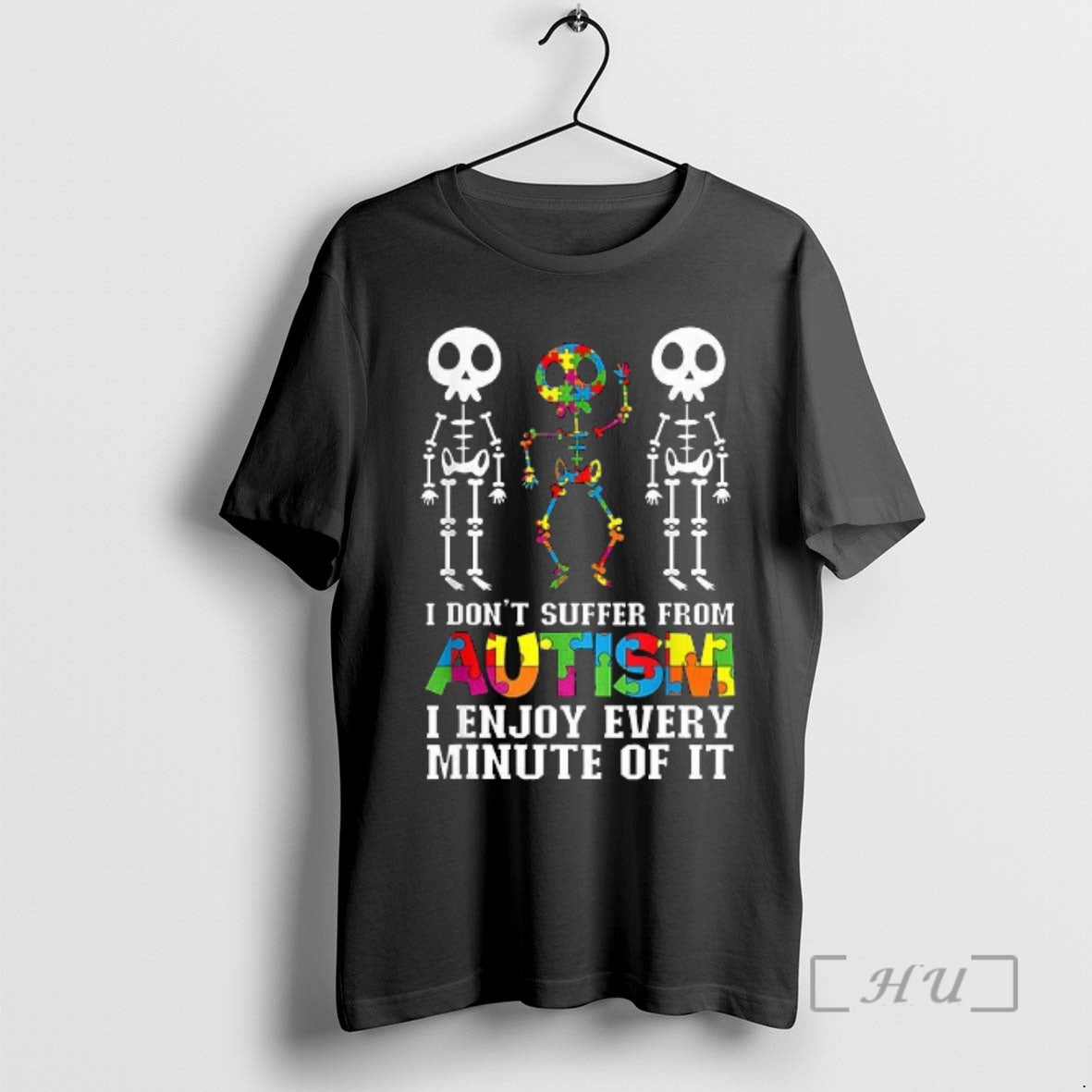 Officials Skeleton I Dont Suffer Autism I Enjoy Every Minute T-Shirts, Hoodie, Sweatshirt - T-Shirt, Sweatshirt, Hoodie