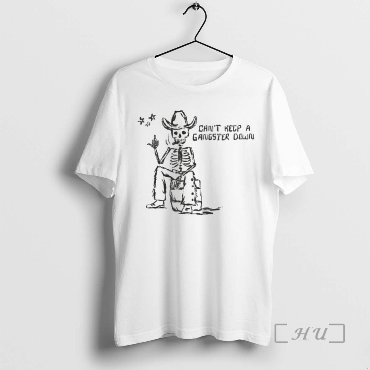 Officials Skeleton Cowboy Cigar Cant Keep Gangster Down T-Shirts, Hoodie, Sweatshirt - T-Shirt, Sweatshirt, Hoodie