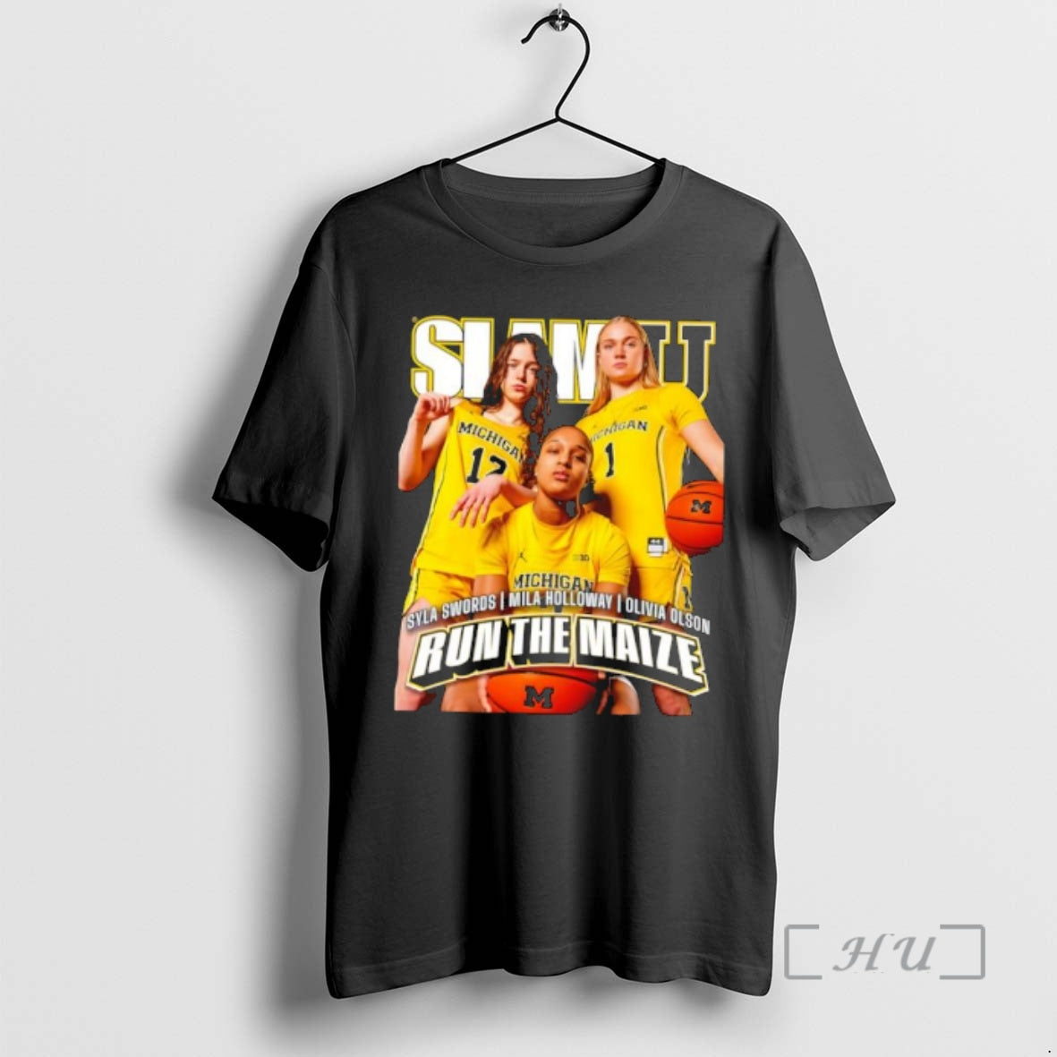 Officials Slam Michigan Syla Swords Mila Holloway Olivia Olson Run Maize T-Shirts, Hoodie, Sweatshirt - T-Shirt, Sweatshirt, Hoodie